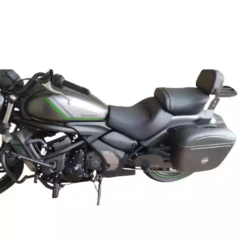 Banco Bipartido Confortável P/ Moto Vulcan 650 C/ Softgel Somente No Banco Do Piloto