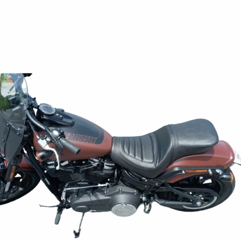 Banco Personalizado p/ Moto Harley-Davidson Fat Bob A Partir 2019 c/ Softgel - Inteiriço