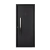 Puerta Barmetal Linea Plati M1830 Negro - comprar online