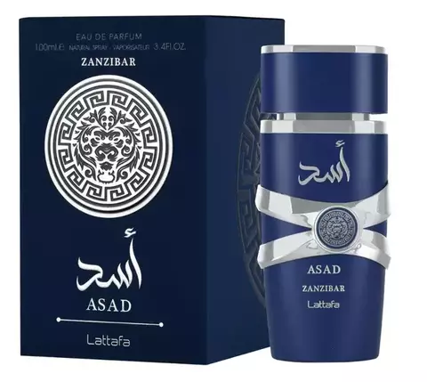 Perfume Lattafa Asad Zanzíbar Eau De Parfum Masculino 100ml Original - comprar online