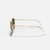 Anteojos de sol Ray-Ban Round Metal Legend talle Standard armazón polished gold y lente green - Cressia