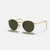 Imagen de Anteojos de sol Ray-Ban Round Metal Legend talle Standard armazón polished gold y lente green