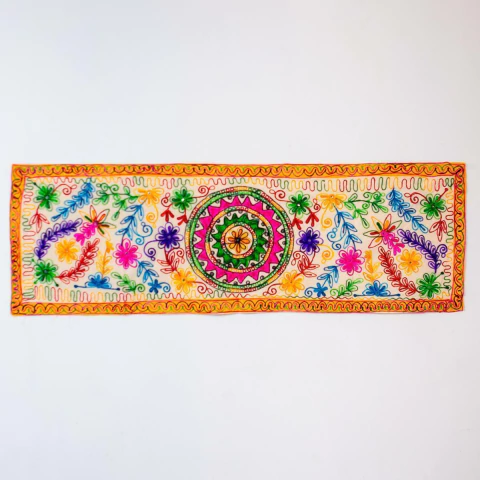 Panô Indiano Mandala 154cmx50cm (Barra Amarela)