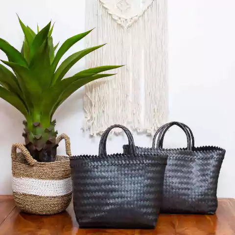 Bolsa Summer Color Lisa Preta Importada de Bali