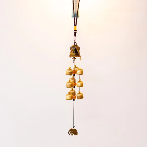 Sino dos Ventos Elefantes de Metal