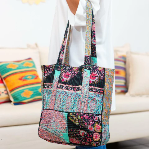 Bolsa Indiana Tecido