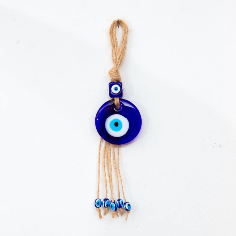 Móbile Decorativo de Vidro Olho Grego 20cm
