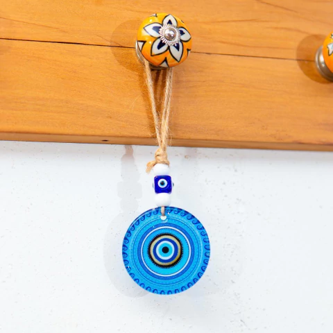 Móbile Decorativo de Vidro Olho Grego 8cm