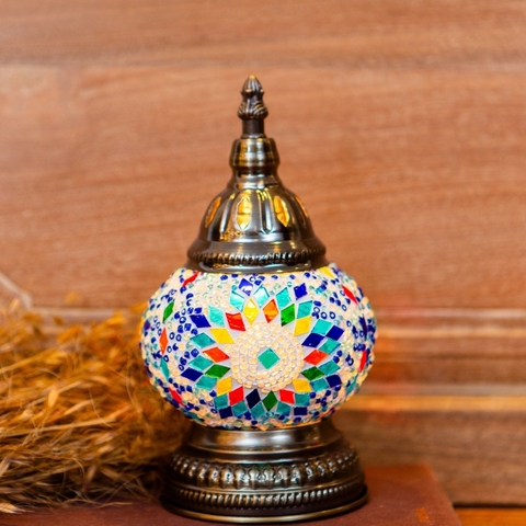 Luminária Mosaico Importada da Turquia 23cm