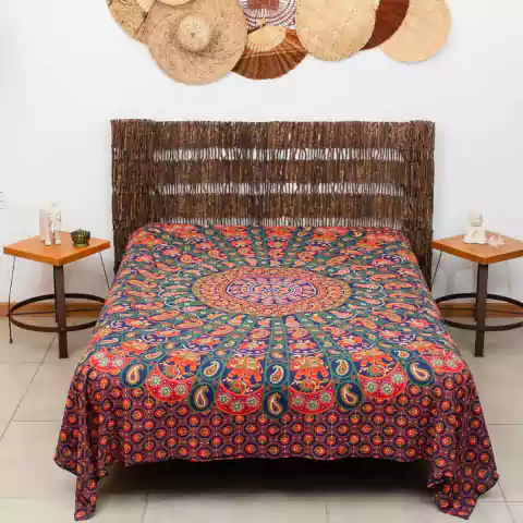 Colcha Indiana Casal 100% Algodão