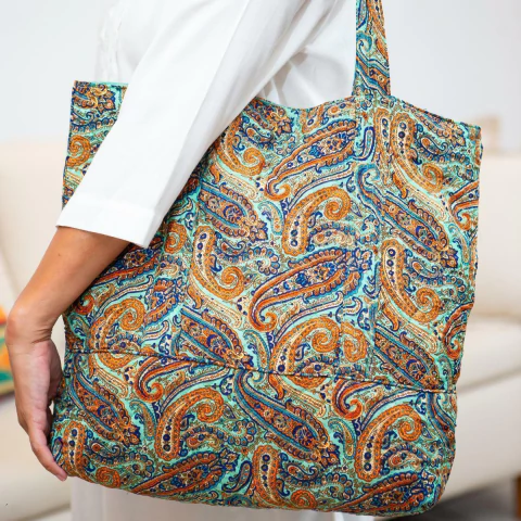 Bolsa Indiana Tecido