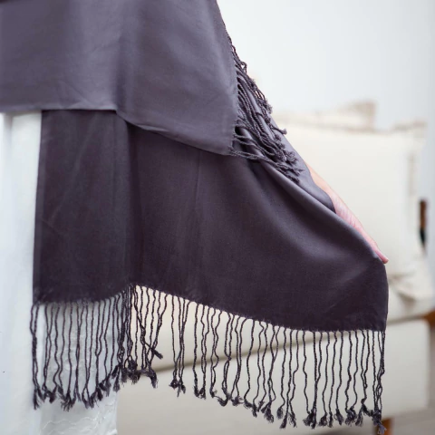 Echarpe Lisa 100% Viscose 50cmx180cm (Grafite)