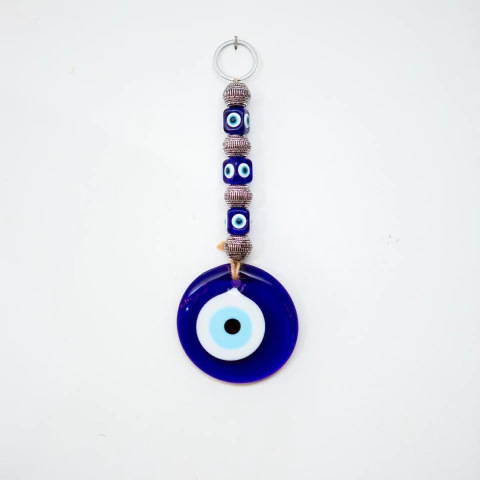 Móbile Decorativo de Vidro Olho Grego 20cm