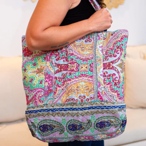 Bolsa de Tecido Importada da Índia