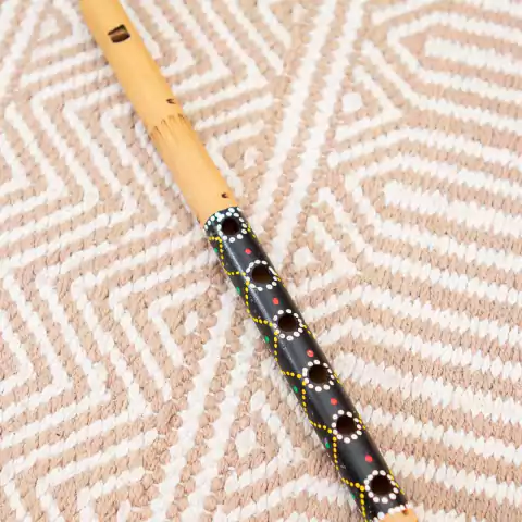 Flauta Doce de Bambu Importada de Bali