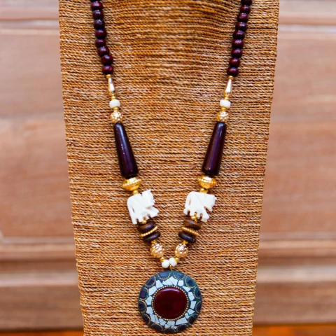 Colar Elefantes Importado da India