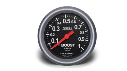 Manômetro Pressão Turbo 60mm Mecânico 1kg Sport II - comprar online