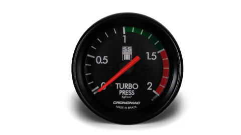 Manômetro PressãoTurbo 60mm Mecânico 2kg SS - comprar online