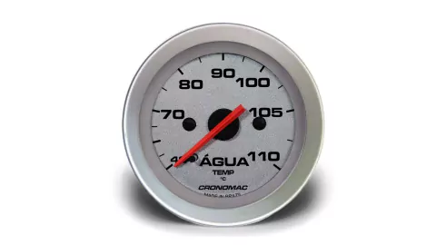 Termômetro Mecânico 52mm Água 2metros Racing - comprar online
