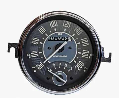 Velocímetro 110mm Mecânico 200kmh VW - Bege - Com Indicador de Combustível - comprar online
