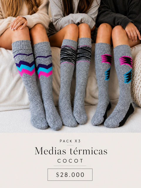 Pack x3 Medias Térmicas COCOT 3/4