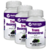 KIT 3 UN - TRANS RESVERATROL 600MG 60 CAPSULAS NUTRIVITALLE