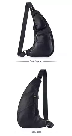 Imagem do Bolsa de ombro masculina de couro bovino genuíno, bolsa de ombro com suporte para os seios, casual e de viagem