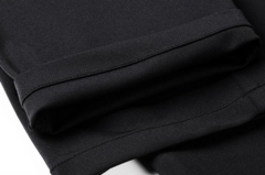 Calça stretch clássica masculina, calça de cintura alta, casual, casual, primavera, verão, drop shipping - Wolf Magazine