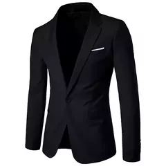 Homens de negócios da moda blazers casuais terno fino ajuste noivo padrinho masculino ternos de casamento blazer jaquetas 9 cores XF001-B na internet