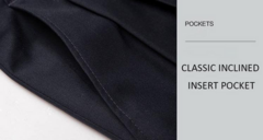 Imagem do Calça stretch clássica masculina, calça de cintura alta, casual, casual, primavera, verão, drop shipping