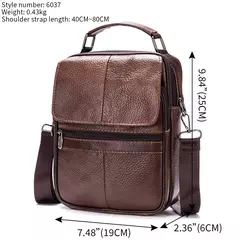 Westal-bolsa de couro genuíno para homens, bolsa crossbody, bolsa mensageiro - comprar online