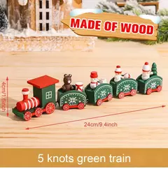 Imagem do Decorações De Trem De Madeira Do Natal Para Casa, Enfeites De Feliz Natal, Decoração Da Árvore Do Natal, Noel, Presentes De Ano Novo, 2024