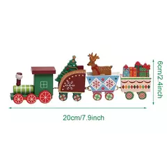 Decorações De Trem De Madeira Do Natal Para Casa, Enfeites De Feliz Natal, Decoração Da Árvore Do Natal, Noel, Presentes De Ano Novo, 2024 - loja online