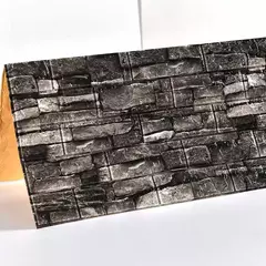 1 pçs 77cm * 70cm 3d adesivo de parede imitação tijolo quarto decoração da - loja online