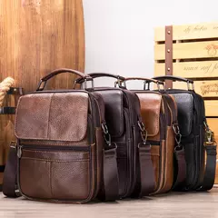 Westal-bolsa de couro genuíno para homens, bolsa crossbody, bolsa mensageiro na internet