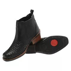Bota de couro com sola costurada para homens, country, texano, lazer, confortável, moda moderna, rodeio na internet
