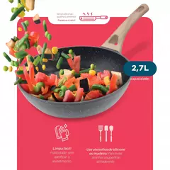 Frigideira Indução 3 Tamanhos Fundo-triplo Revestimento Antiaderente - Dolce Home - Wolf Magazine