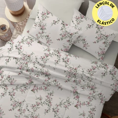 Jogo De Cama Lençol Queen 4 Peças 150 Fios Antialérgico Camesa - Emcompre - Wolf Magazine