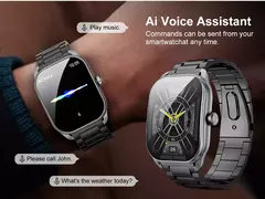 Karchilor-relógio inteligente à prova d'água para homens, tela curva, chamada Bluetooth, IP68, esportes e fitness, 2.01 ", 2024 - Wolf Magazine