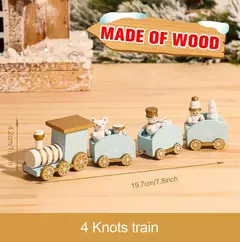 Imagem do Decorações De Trem De Madeira Do Natal Para Casa, Enfeites De Feliz Natal, Decoração Da Árvore Do Natal, Noel, Presentes De Ano Novo, 2024