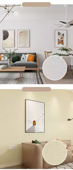 Autoadesivo Papel de Parede, Espuma 3D, Monocromático, Espessado, Impermeável, Fundo, Parede, Renovação, Adesivos, PVC, 50cm x 10m - Wolf Magazine