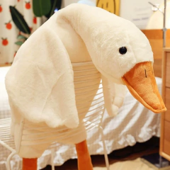Bonito ganso pelúcia animal de pelúcia macio pato brinquedo cisne abraçando travesseiro para decoração do quarto presente aniversário - Wolf Magazine