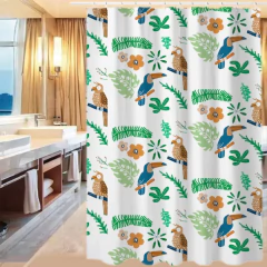 Imagem do Cortina Pvc Sala Antimofo Impermeável 1,8x1,8 Com Ganchos Cor Sortido Luminária