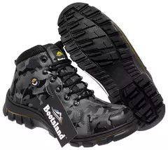 Bota Coturno Adventure Bootsland Masculina Em Couro Lançamento! - loja online