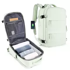 Mochila de viagem para mulheres, Mochila para laptop TSA, voo aprovado, mochila casual para semana