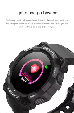 Smart Watch Real Stepcount Multi Function Step Connected Smart Watch For Men And Women IP68 Suitable For IOS And Android - loja online