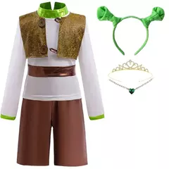 Shrek monstro cosplay crianças traje monstro disfarce roupas para crianças meninos meninas fantasia halloween carnaval festa roupas - Wolf Magazine