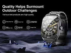 Karchilor-relógio inteligente à prova d'água para homens, tela curva, chamada Bluetooth, IP68, esportes e fitness, 2.01 ", 2024 na internet