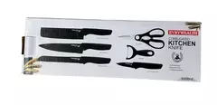 Jogo De Facas Kit 6 Peças Conjunto Inox Gourmet Antiaderente Churrasco Cozinha - Wolf Magazine
