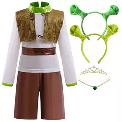 Shrek monstro cosplay crianças traje monstro disfarce roupas para crianças meninos meninas fantasia halloween carnaval festa roupas - Wolf Magazine